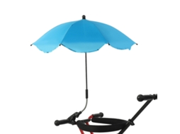 Guarda chuva Portátil com Prendedor Ajustável 360° para Cadeira Praia UPF50+ Azul Céu | S/MARCA