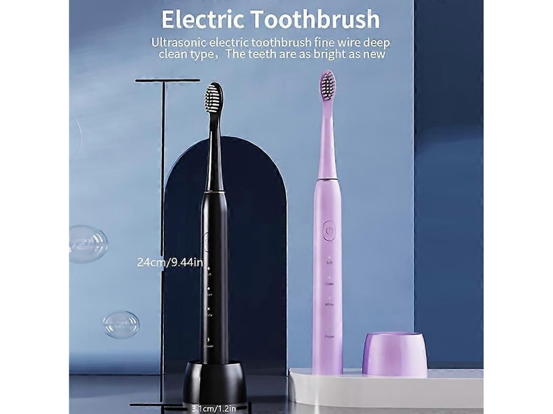 Escova De Dentes Elétrica Com Caso De Viagem Usb Escova De Dentes Elétrica Com Descarga Ipx7 Impermeável Escova De Dentes Inteligente