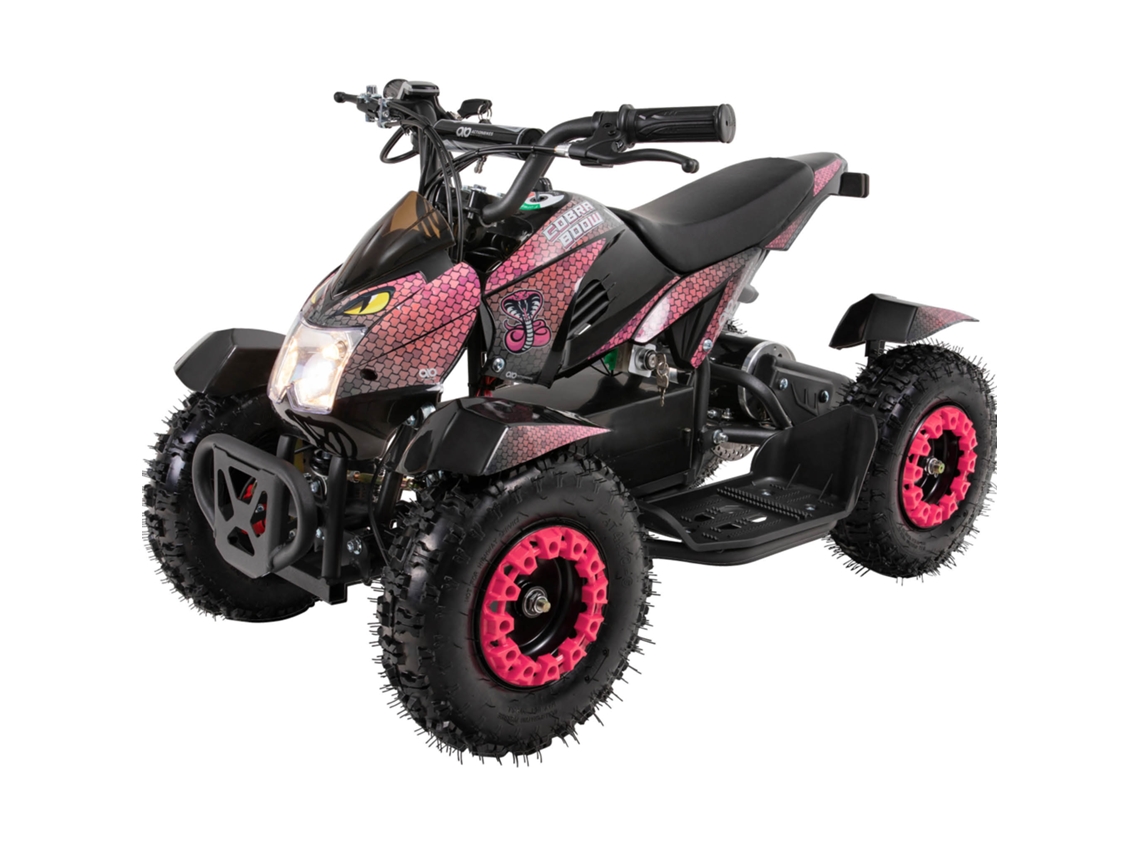 Quadriciclo Elétrico Infantil Cobra, 800 Watts, Até 24 Km/h, A Partir De 8 Anos, Suspensão, 3 Baterias De 12v, Freios A Disco.