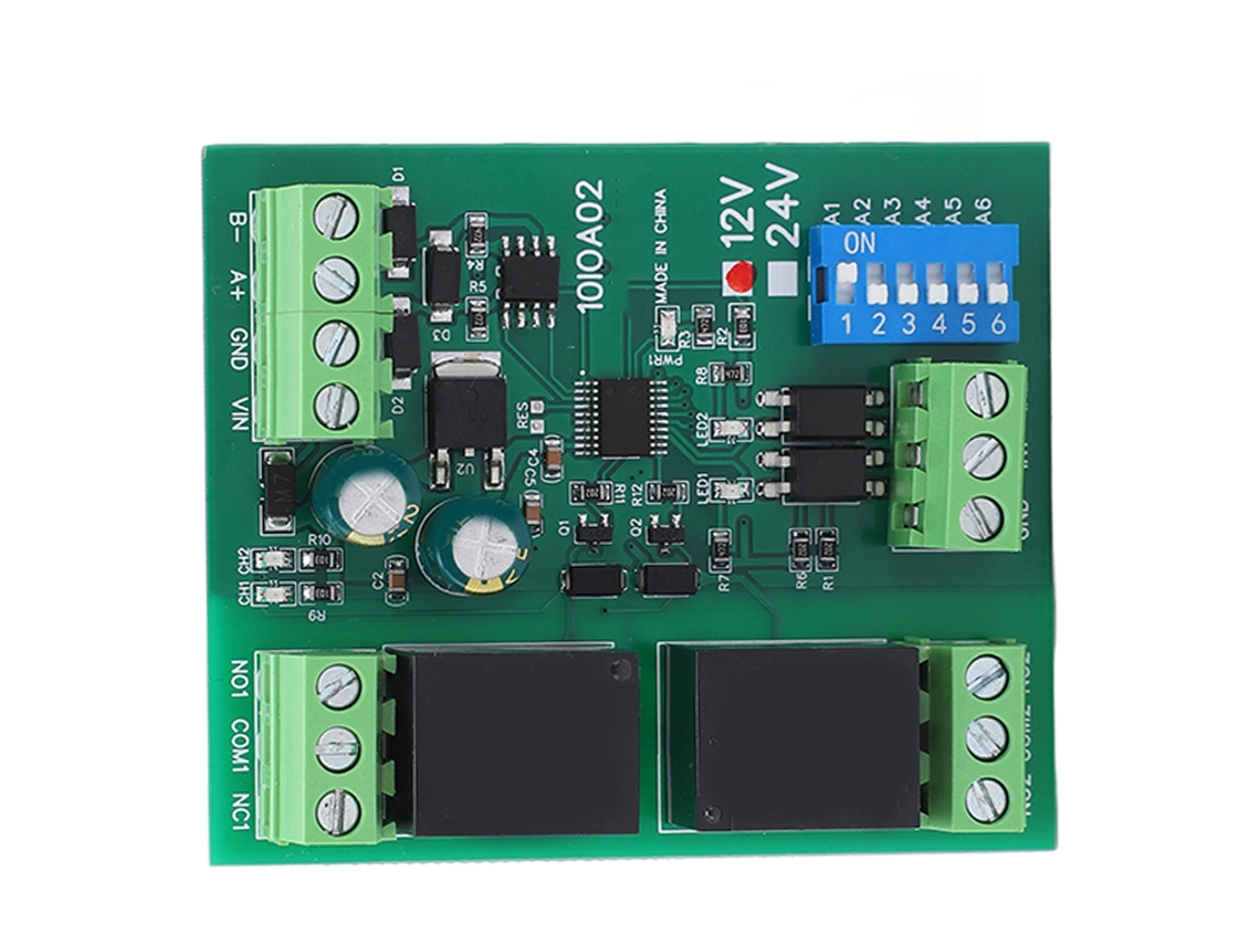 Módulo Relé Laxiscreed Rs485 Comutação 2 Canais Para Automação E Controle De Equipamentos
