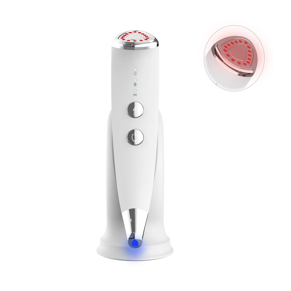 Massageador Ocular/facial Com Led Branco Para Fototerapia E Tratamento De Cicatrizes.