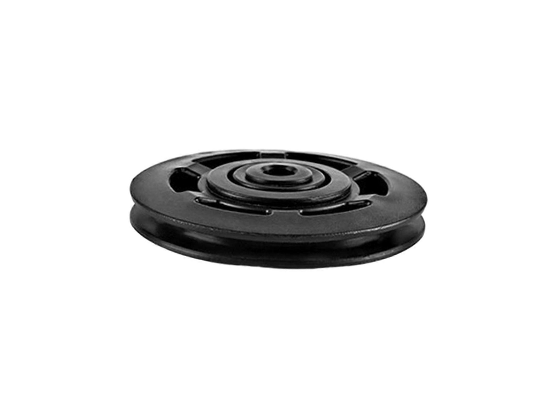 Rebe-rueda De Polea Para Gimnasio Resistente Al Desgaste Universal Accesorio Para Máquinas De Cable Instalación Fácil 9,5 Cm Negro