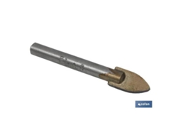 Broca ojival para vidrio, cerámica y gres 4mm