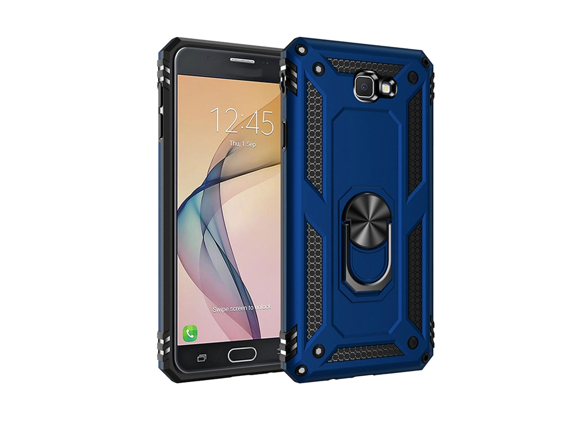 Phone Case For Galaxy J7 Prime For On7 2016 Rugged Pc Shockproof Protective Mobile Phone Back Cover 5.5inch Blue LAXISCREED