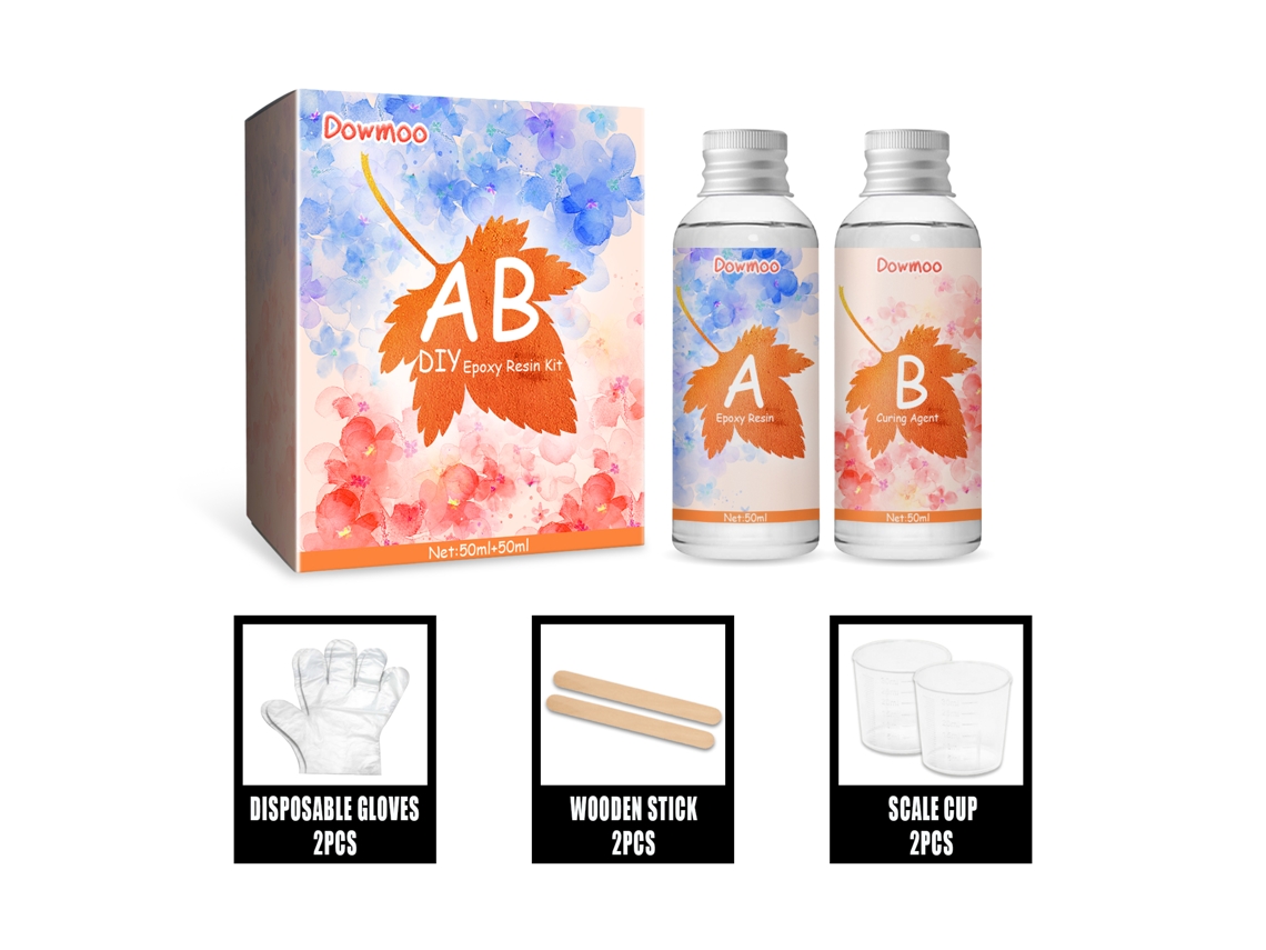 Cola Resina Cristal Ab Artesanal Diy