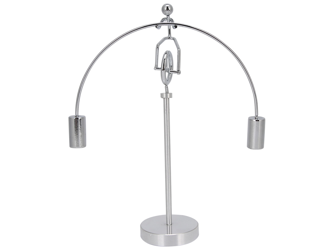 Juguete de Equilíbrio Iron Innovative Shape para Aliviar El Estresse, Decoração de Escritório, Presente de Aniversário