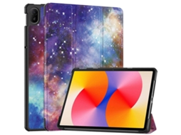 Capa De Couro Sintético Pintada Com Suporte Triplo Para Tablet Huawei Matepad Se 11