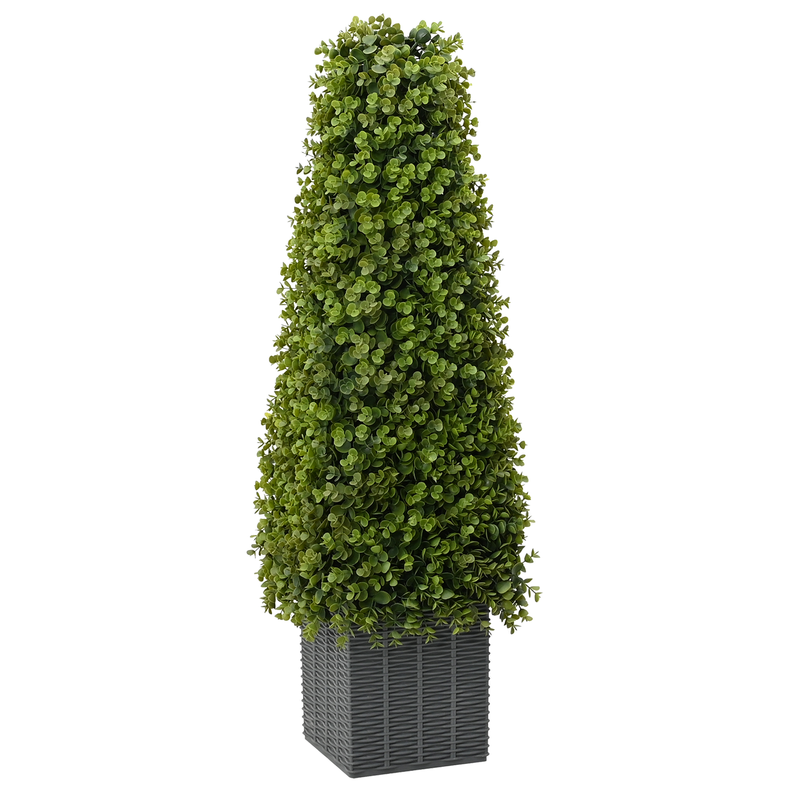 Planta Artificial Em Forma De Cone Em Cinza E Verde Vidaxl Green Plastic