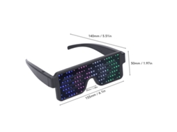 Óculos Led Luminosos Usb Recarregáveis Dinâmicos