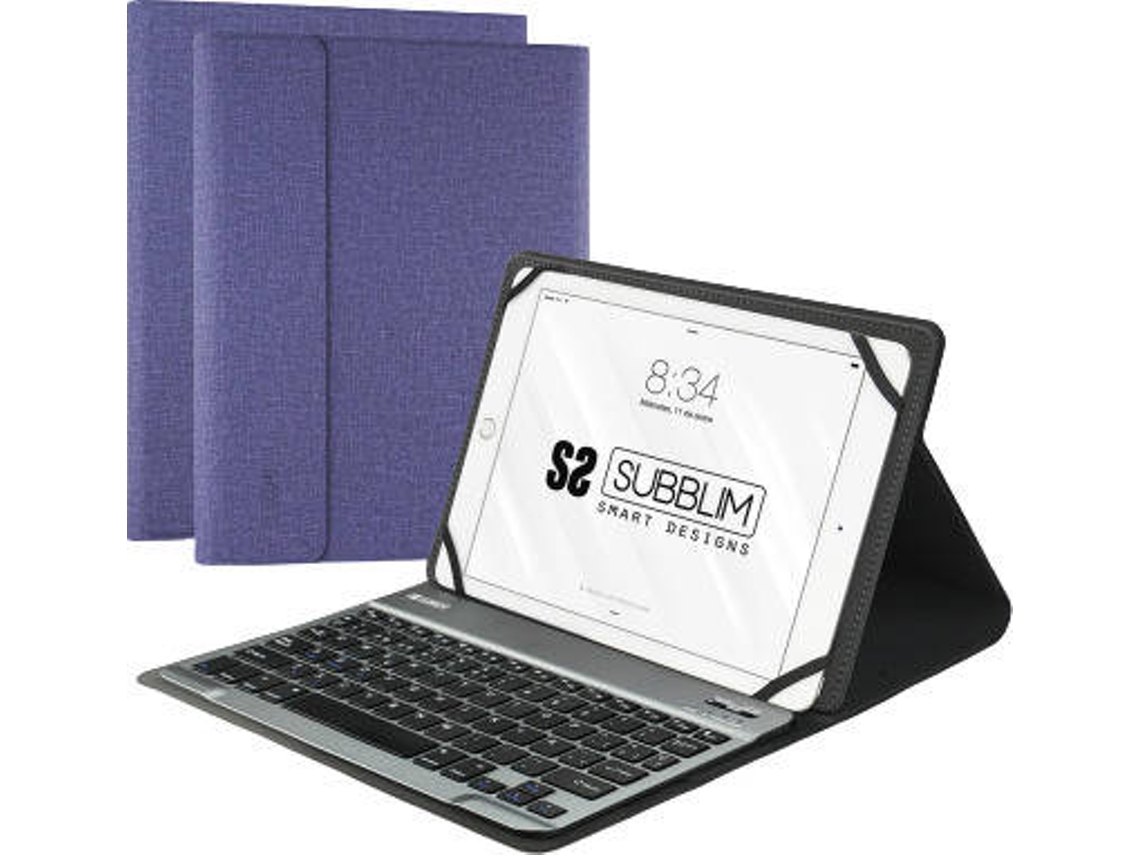 Capa Teclado Universal 10.1'' SUBBLIM Pro Roxo