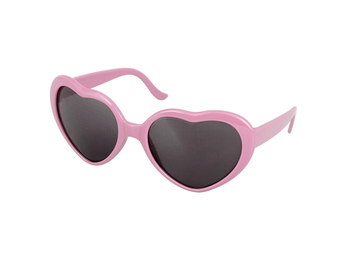 Óculos EOOCOO (visão 3d Forma de Coração Pêssego Rosa)