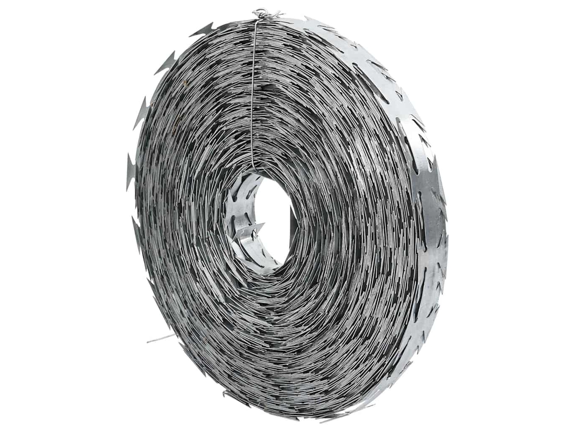 Razor Wire, Razor Wires Vidaxl Branco Aço (100 M)