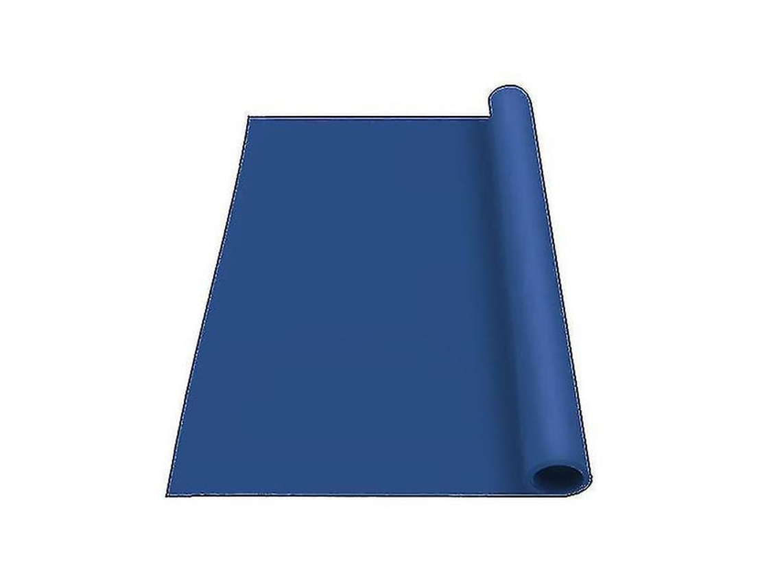Tapete De Silicone Grosso 100% Puro Tamanhos Xs-xl Resistente Ao Calor Antiderrapante Para Cozinha E Casa Azul