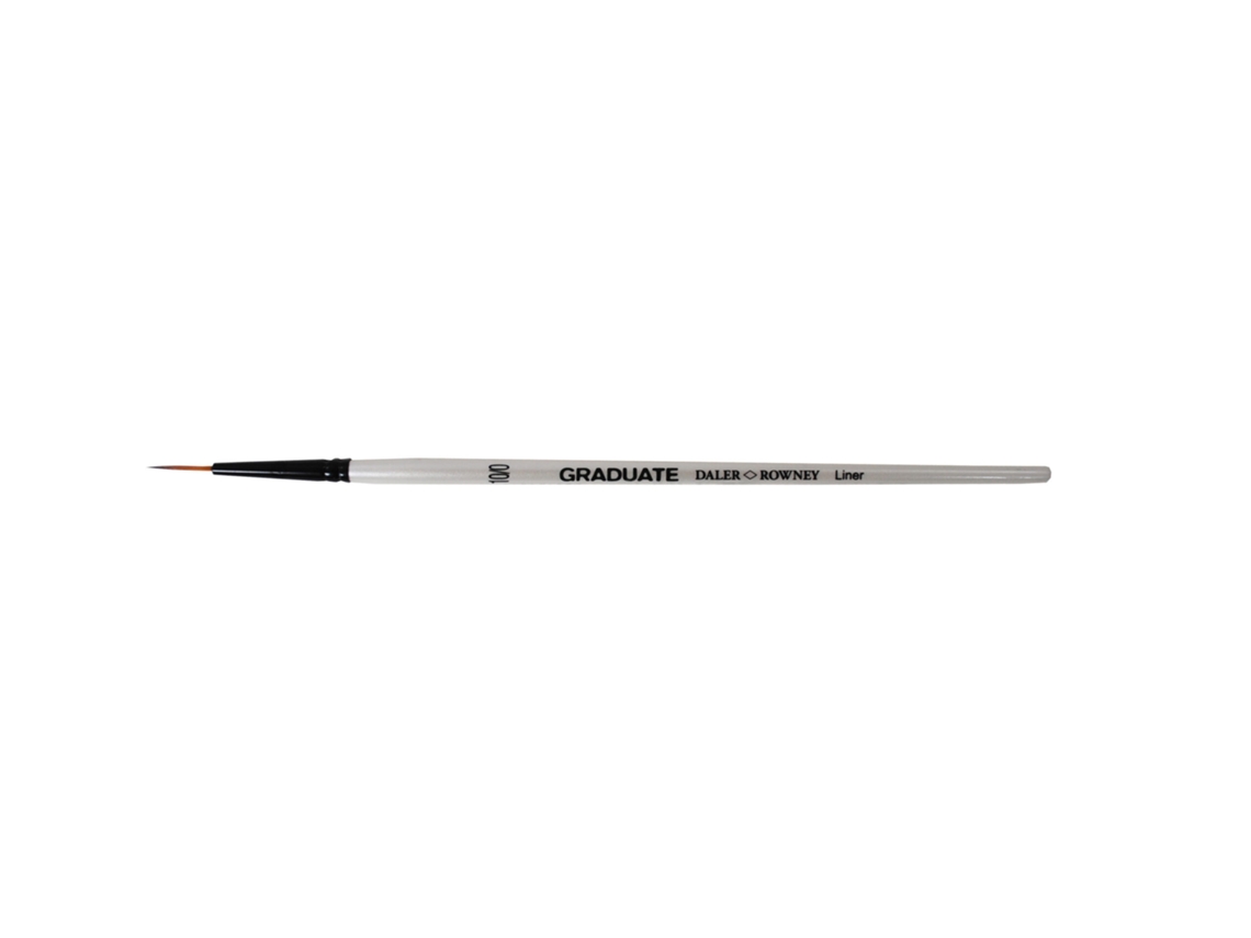 Pincel DALER ROWNEY Graduate Sintetico 212151090 Cabo Curto Extra Fino N.10/0