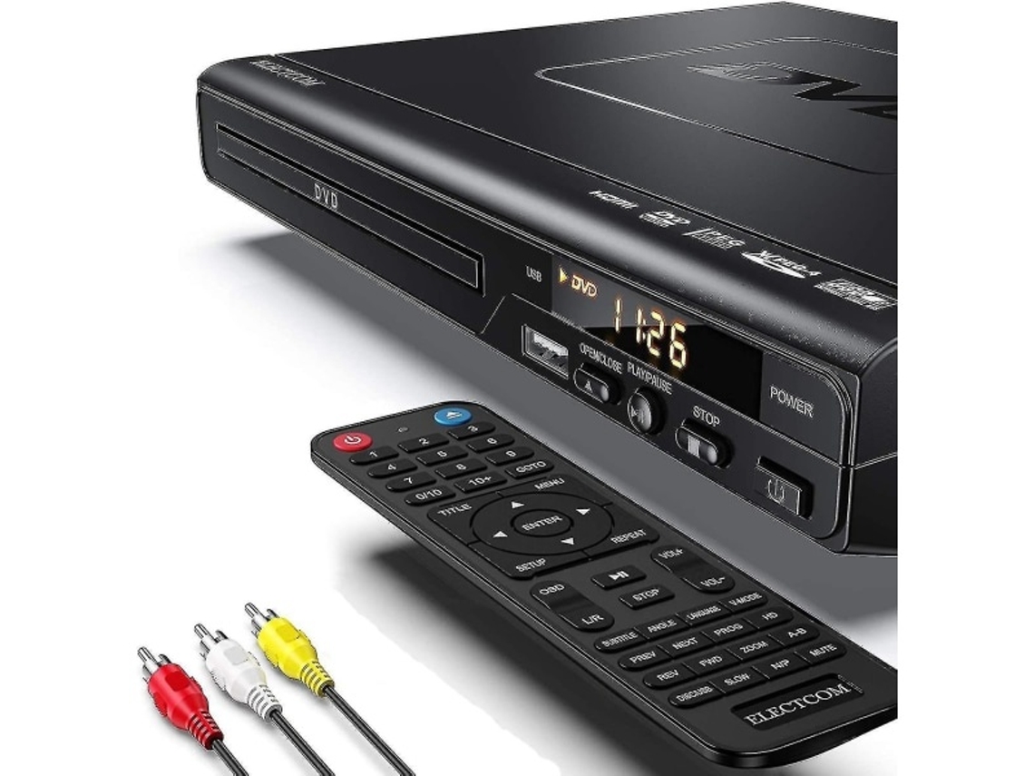 Lurelia Leitor Dvd Para Tv, Com Comando, Blu-ray, Hdmi