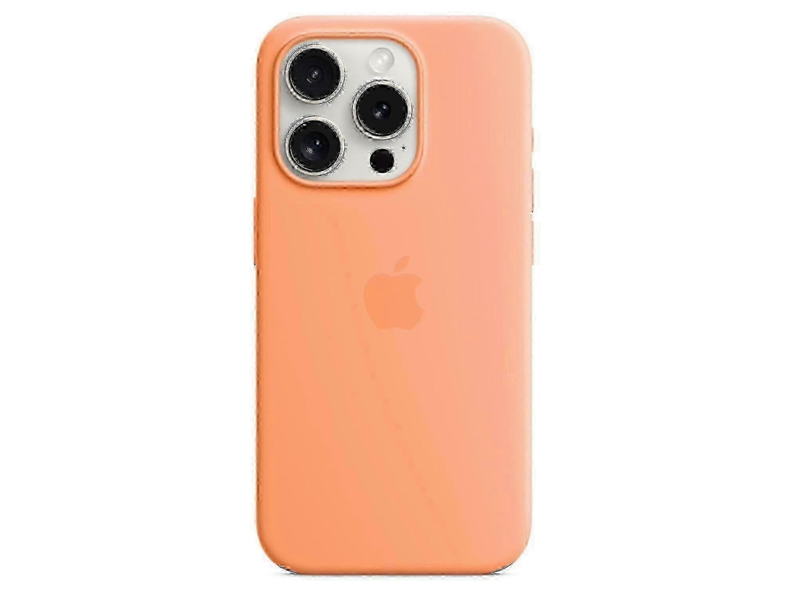 Loja Iberiannova Capa De Silicone Para Iphone 15 Pro Compatível Com Magsafe E Capa Protetora - Yphorange