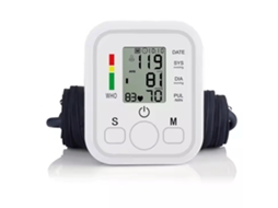 Monitor De Pressão Arterial De Braço, Digital Automático Com Tela Grande E Função De Memória