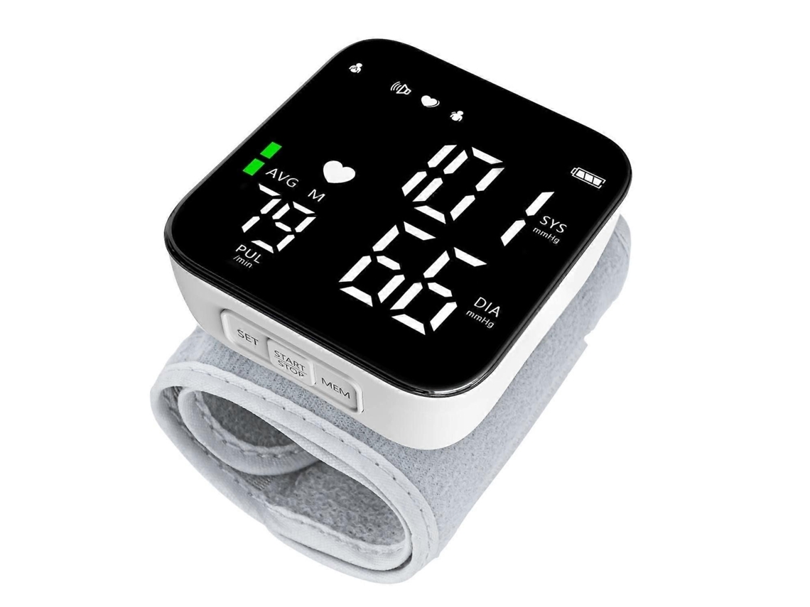 Monitor de Pressão Arterial Pulso Profissional, com Visor Digital Led Tela Cheia e Detecção Batimentos Cardí Acos Irregulares. GOKOCO