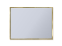 Magnetic Glass Board Brown Color For The Hall Espelharte (80x60 Cm)