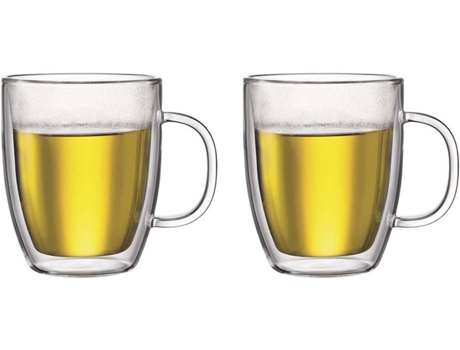 Conjunto de 2 Chávenas  Bistro 10606-10 (Vidro - 0.45l)