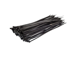 Yuru pacote de 100 Cabos de Fixação de Nylon Auto bloqueante, Preto, 300mm X 4.8mm, Clamp Plástico, Resistente