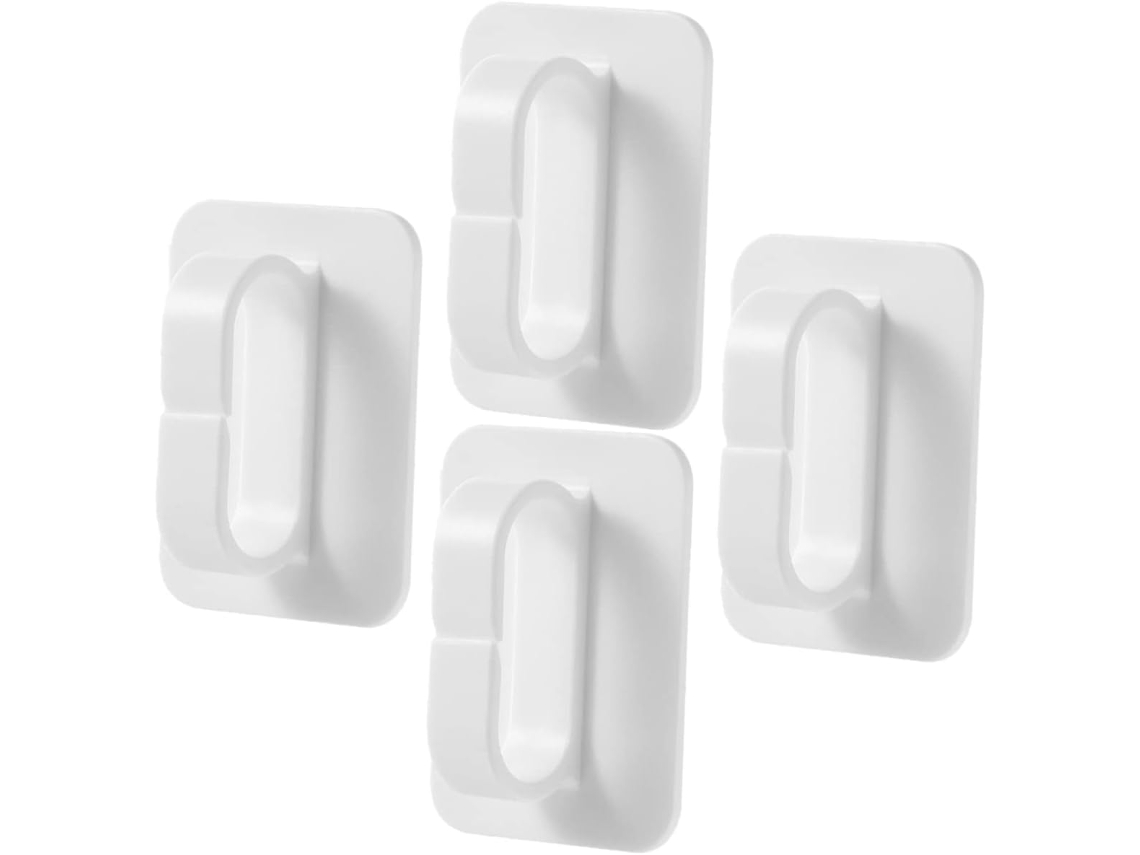 Conjunto De 4 Ganchos Adesivos De Parede, Sem - Design Funcional