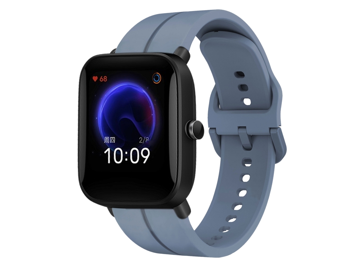 Bracelete de Smartwatch para de silicone com laço de 20 mm Amazfit Pop (azul)