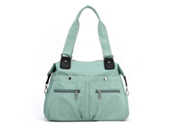Bolsa preta AQUAFORGE, estilo sacola, compartimentos, viagens, grande