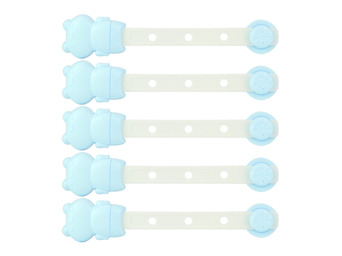 Travas multifuncionais para gavetas de bebês (conjunto de 5 unidades, proteção de segurança contra abertura manual)