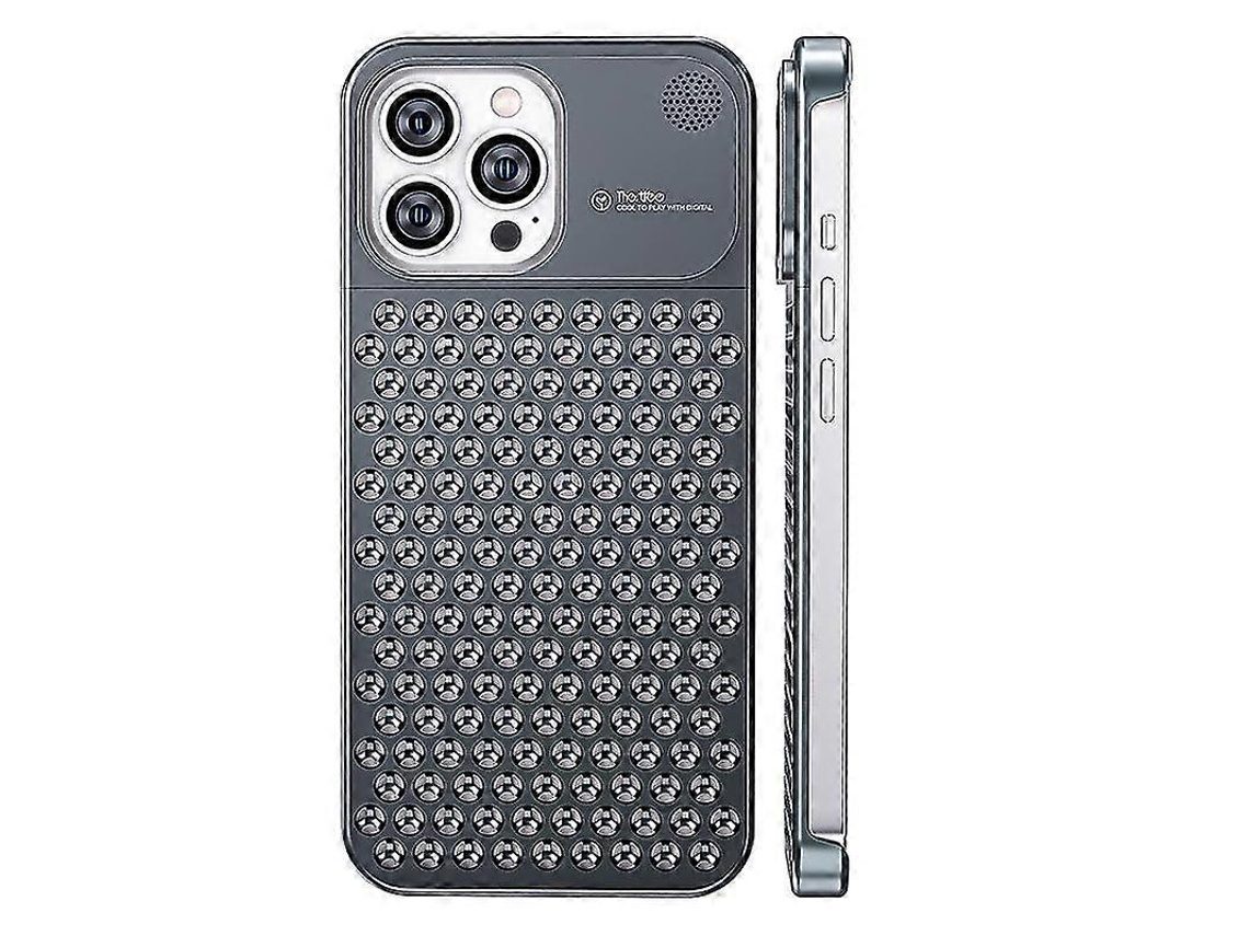 Capa Fina De Liga De Alumínio Para Iphone 15 Pro, Sem Moldura, Com Dissipação De Calor.