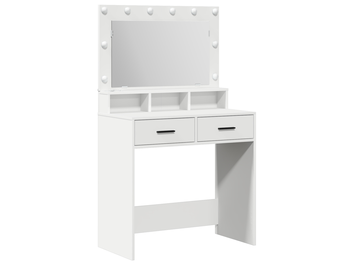 Conjunto 1 Vaidade Vidaxl Branco Derivados De Madeira (79 X 41 X 135 Cm)