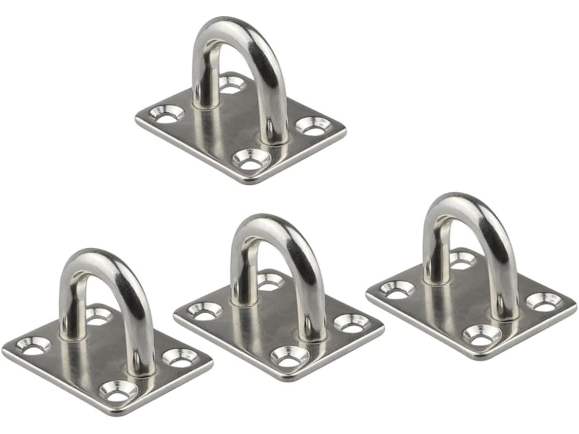 Ganchos Garvalon Em Aço Inoxidável Para Cozinha E Banheiro, Com Placas