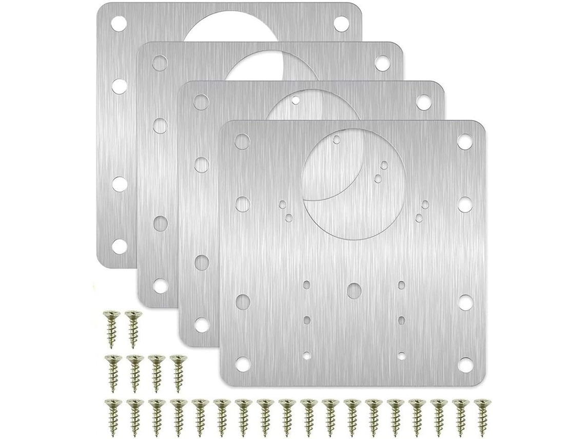 Renove Sua Cozinha Sem Esforço Usando Nosso Conjunto Completo De Placas Dobradiça Contendo 2410 Peças Aço Inoxidável 4
