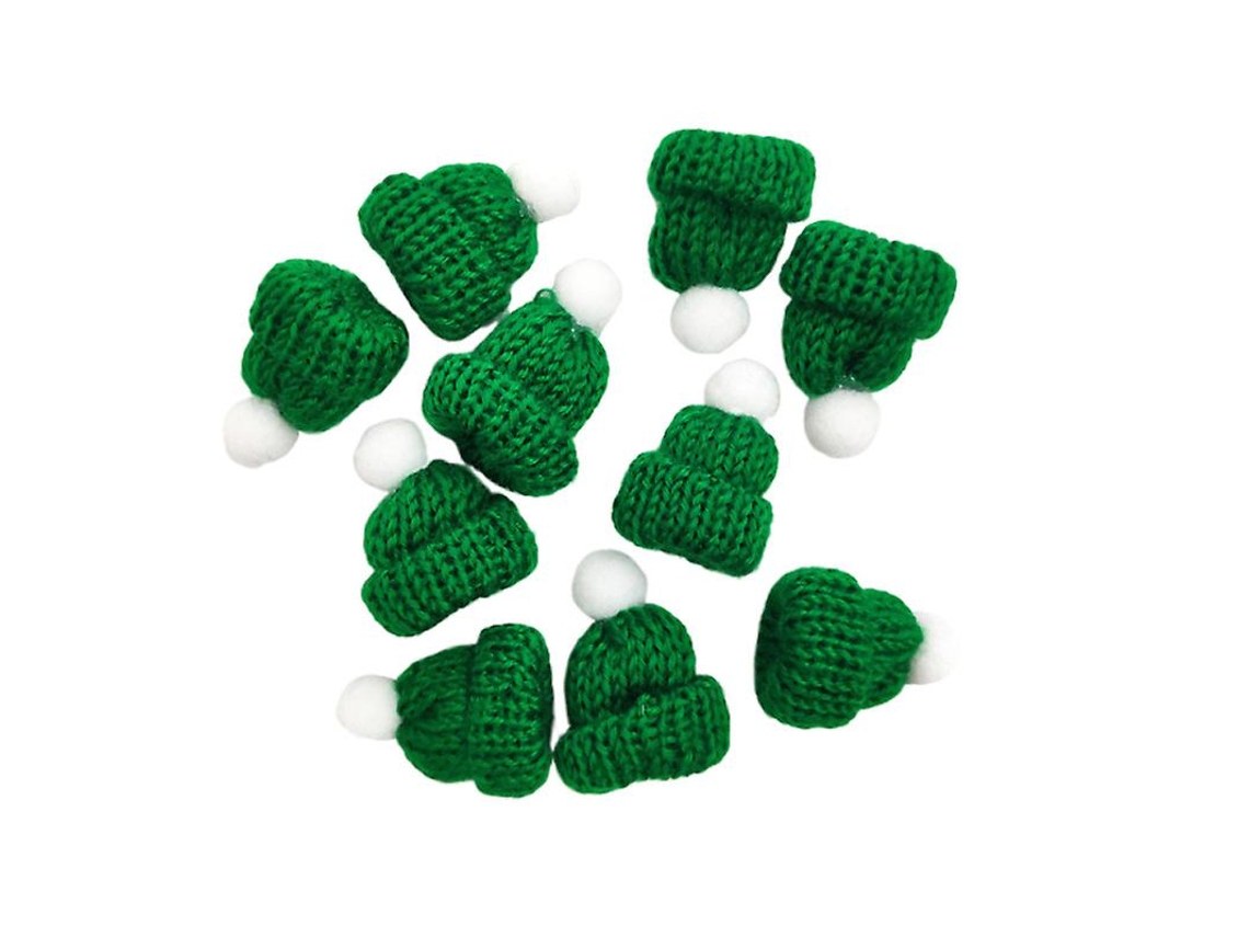 10Pcs Santa Cap ALLINLESS