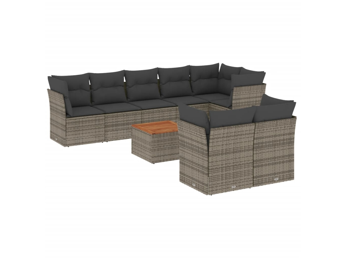 Garden Sofa Set, Garden Sofa Sets Vidaxl Cinzeto Rattan / Vime (n/a)