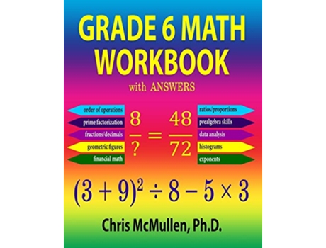 Livro Grade 6 Math Workbook with Answers Improve Your Math Fluency de Chris McMullen (Inglês)