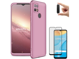 Capa, Película e Suporte Oppo A15 PHONESHIELD Flexguard Rosa