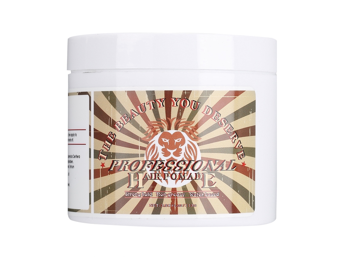 Argila Modeladora De Cabelo Com Efeito Longo Duração Hidratante Clay Pomada Cera De Cabelo Natural 113g