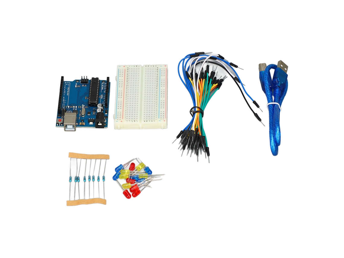 Veloriskku-kit Básico De Início Placa De Desenvolvimento Módulo Sensor Aprendizagem Componentes Eletrônicos Para R3