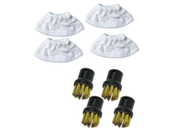 Acessório para Aspiradores KARCHER 8 un Sc1 Sc2 Sc3 Sc4 Sc5 escova cobre capa vapor prática