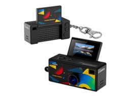 Transparente G62 Câmera Mini Polegar 1080p Hd Tela 0.96" Chaveiro Articulada Filmadora Bolso Luz Led Auxiliar 21 Filtros Criativos