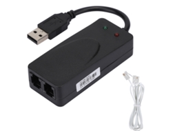 Modem Externo LAXISCREED Dual Port Usb 56k Fax