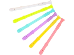 Conjunto De 6 Canetas Em Gel Com Formato Flauta, Leves E Feitas