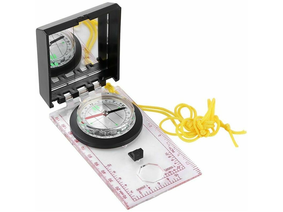 Bússola de Trilhas com Apito de Sobrevivência, Luminosa, Infantil AQUAFORGE