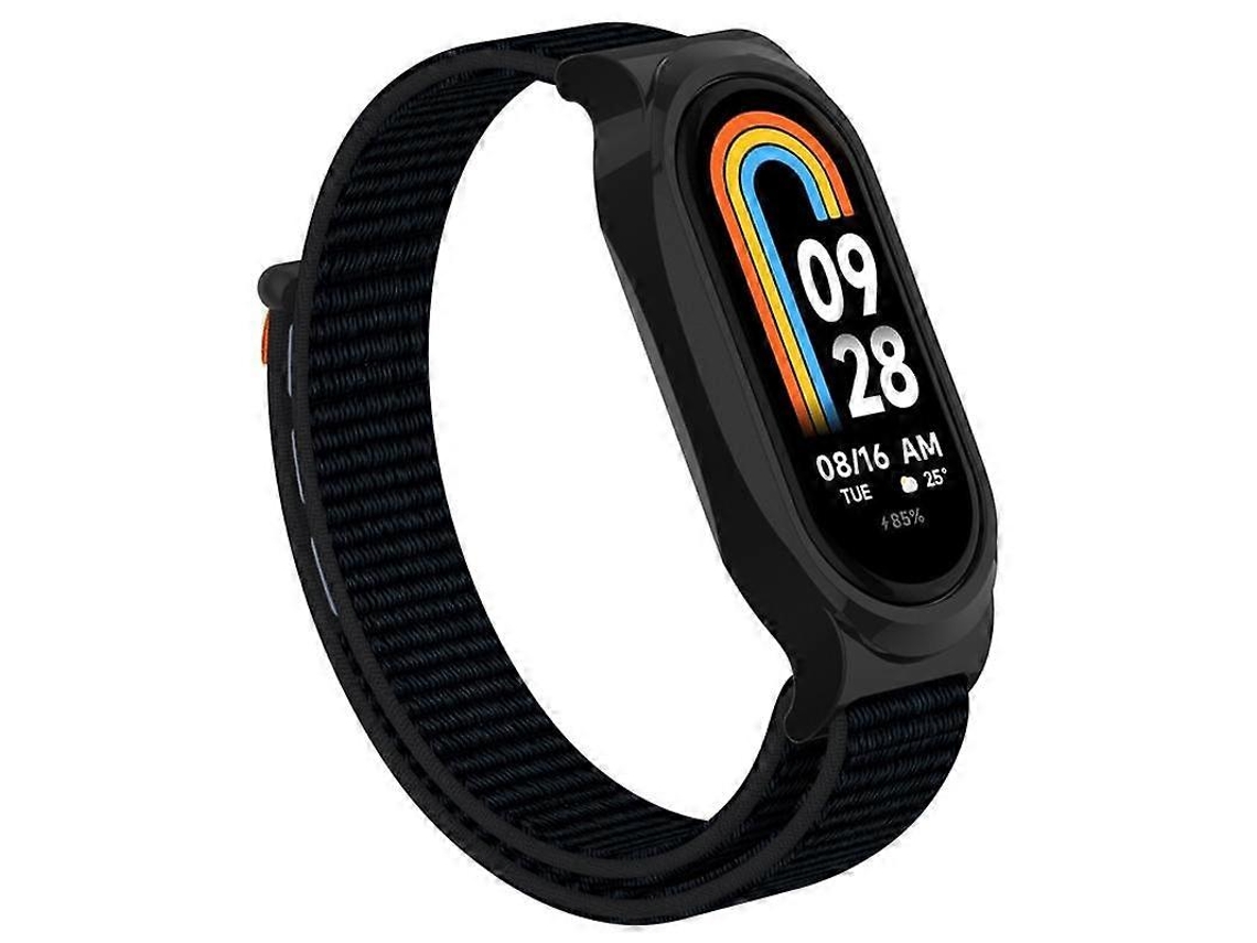 Pulseira De Relógio Com Fecho De Velcro Em Nylon Para Xiaomi Smart Band 8.