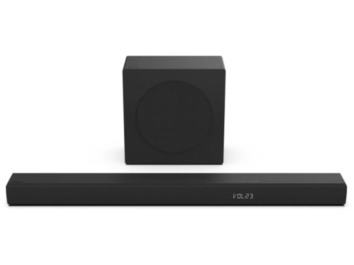Soundbar WIRE 3.1 HISENSE HS3100 (3.1 Canais - 180 W - Sem fios)