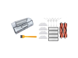 Filtro principal da escova lateral para xiaomi mijia 1c stytj01zhm com caixa de poeira filtro hepa para xiaomi mijia 1c robô