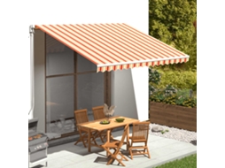 Tecido De Substituiã§ã£o Para Toldo 4x3 M Amarelo E Laranja Dkd Home Decor