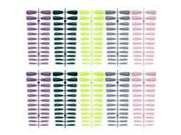 Conjuntos De Unhas Postiças De Cobertura Completa Unhas Postiças Brilhantes Para Meninas Estilo 3 ZMDECQNA 10 Un