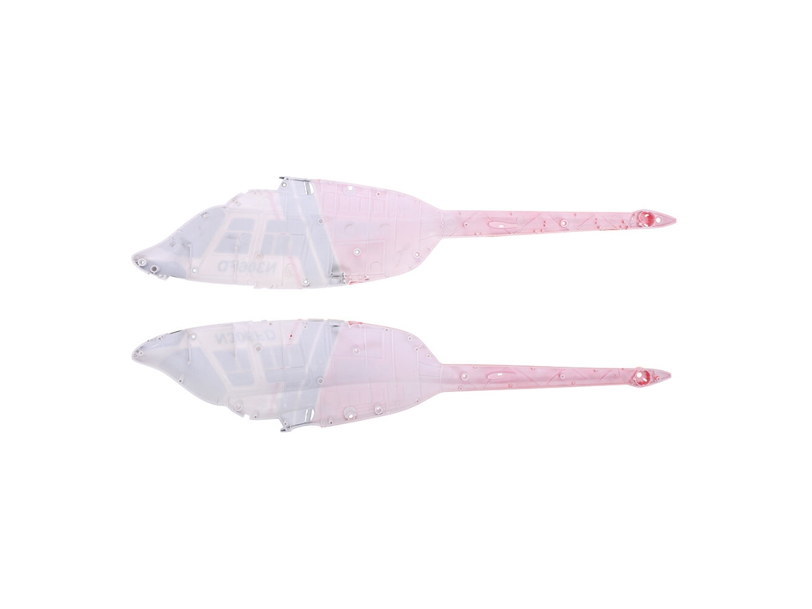 Azulrc Era C138 Bell 206 Peças de Substituição para Helicóptero Rc Canopy MDUG